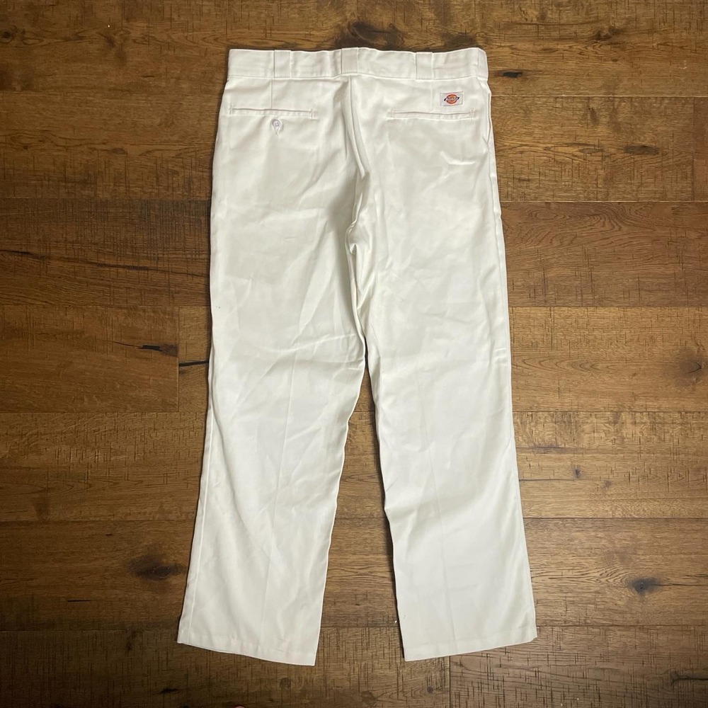 Dickies 874 Painters Pants Mens 36x30 White Workwear Indie Straight Leg Trousers